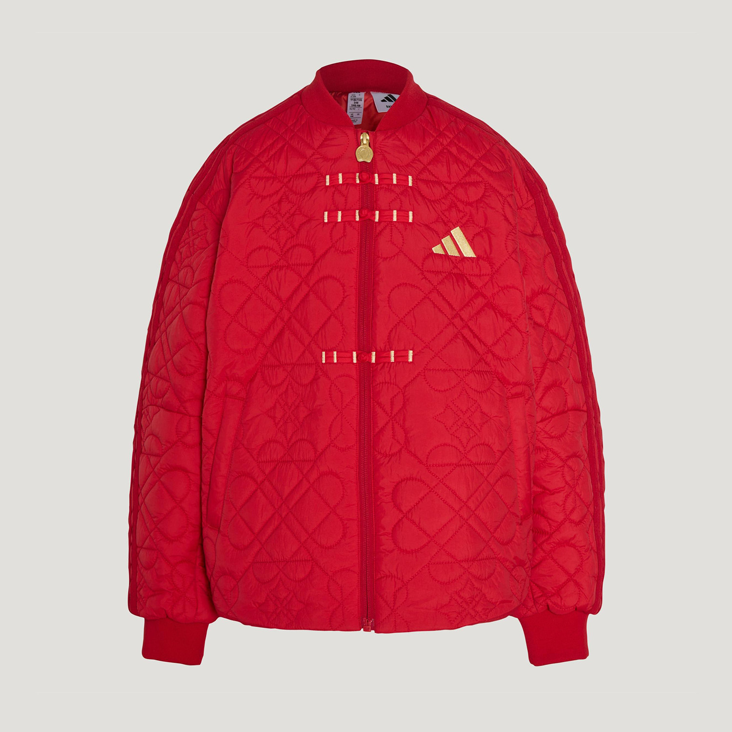 Adidas/阿迪达斯正品2025冬季款儿童运动立领新中式棉服KG5941,淘宝优惠券,粉丝福利购,淘宝优惠卷