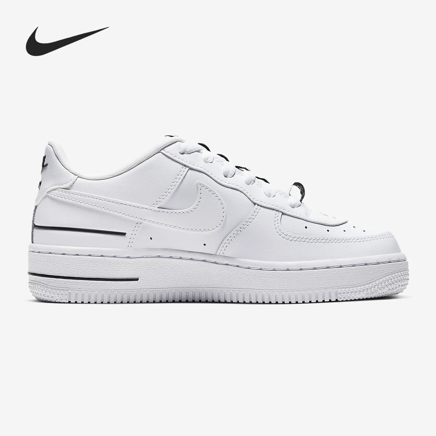 Nike/耐克正品FORCE 1 LV8 3 (GS) AF1大童运动童鞋板鞋 CJ4092 - 图1