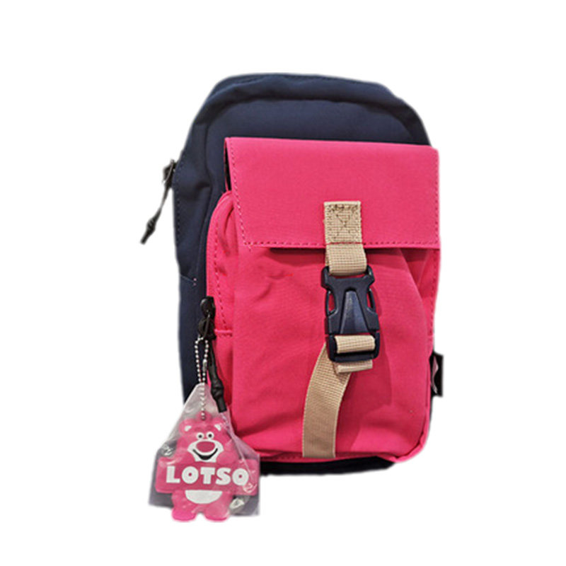 Li Ning shoulder bag men's and women's bag co-branded series new fashion trend versatile sports bag ABDR524