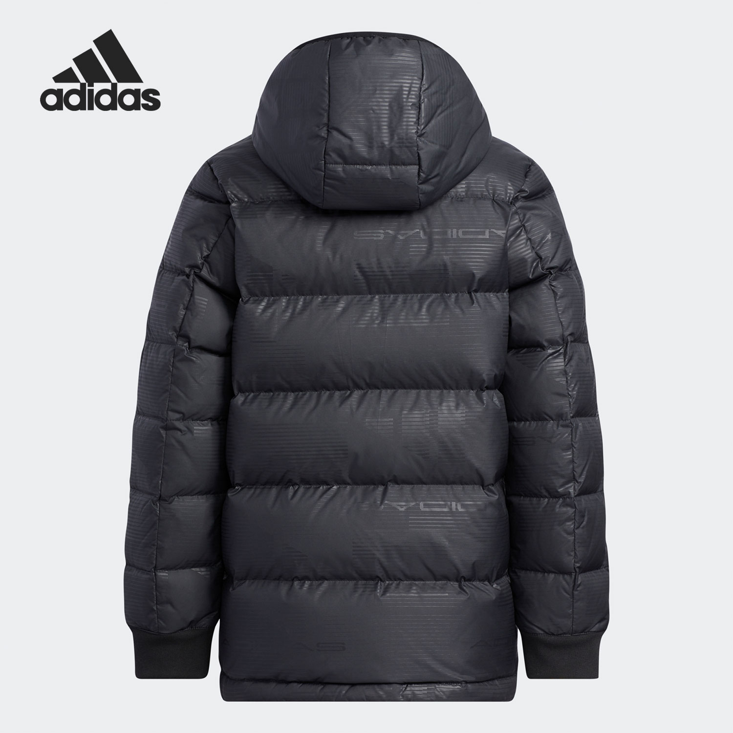 Adidas/阿迪达斯官方正品儿童舒适连帽运动休闲保暖羽绒服 H45038-图0