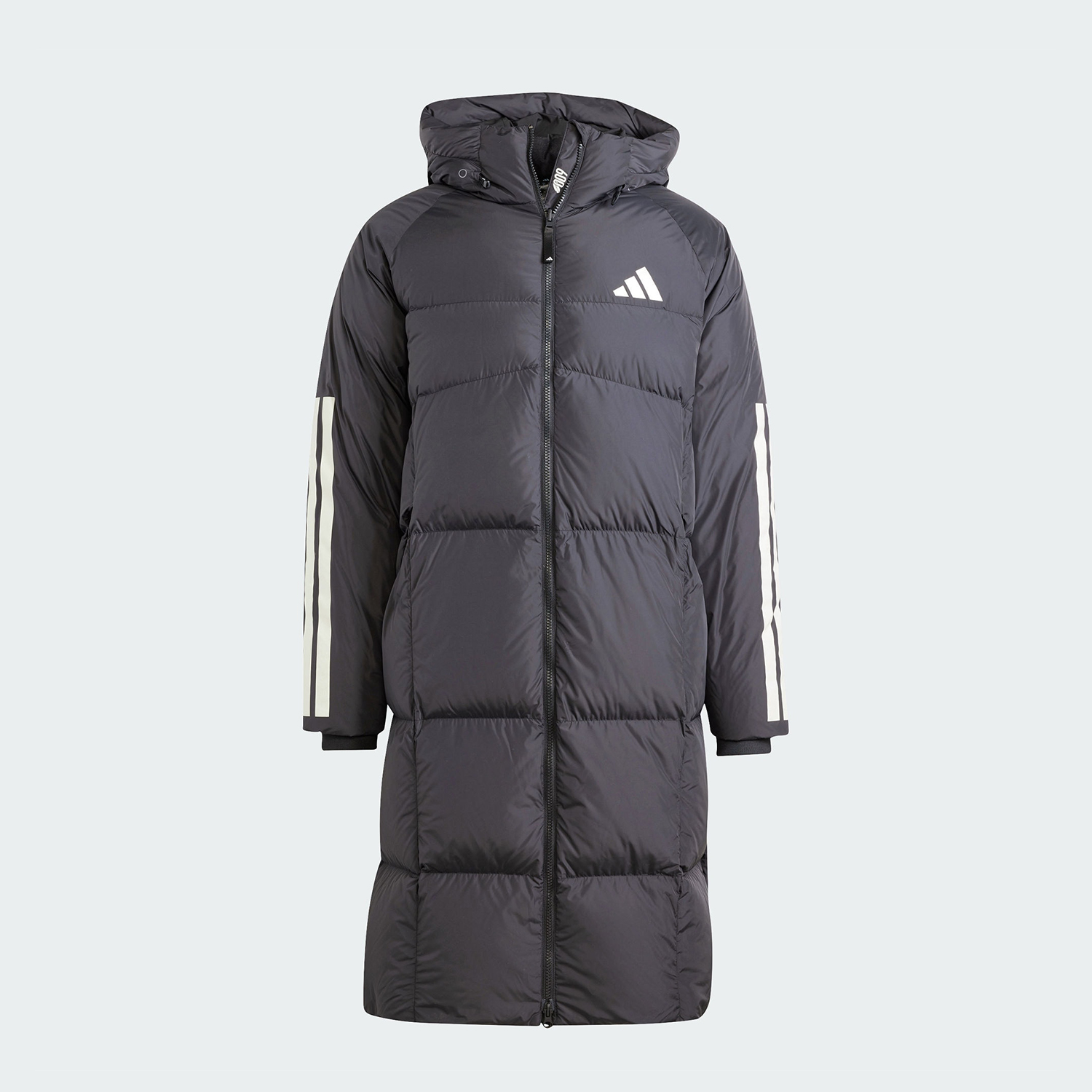 Adidas/阿迪达斯正品新款男士保暖长款600蓬连帽羽绒服JG3840 - 图2