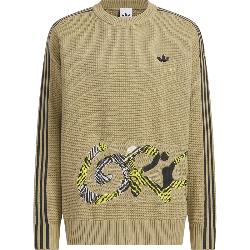 Adidas/阿迪达斯官方正品三叶草男士宽松运动时尚休闲卫衣KC0111 - 图3