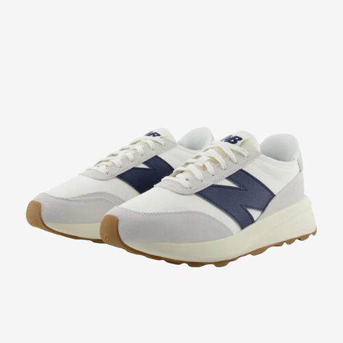 New Balance新百伦正品370男女同款低帮舒适生活休闲鞋U370CD - 图1
