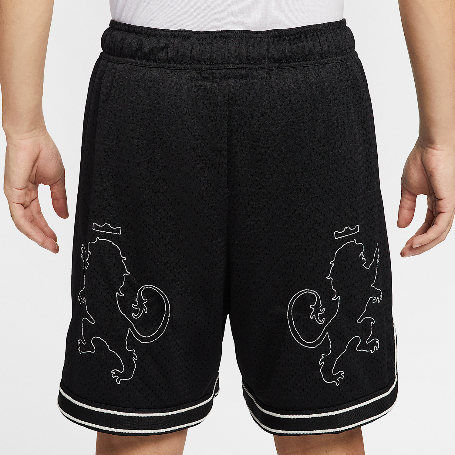 Nike/耐克正品LeBron 詹姆斯男士耐穿透气篮球运动短裤HV3395-010 - 图1