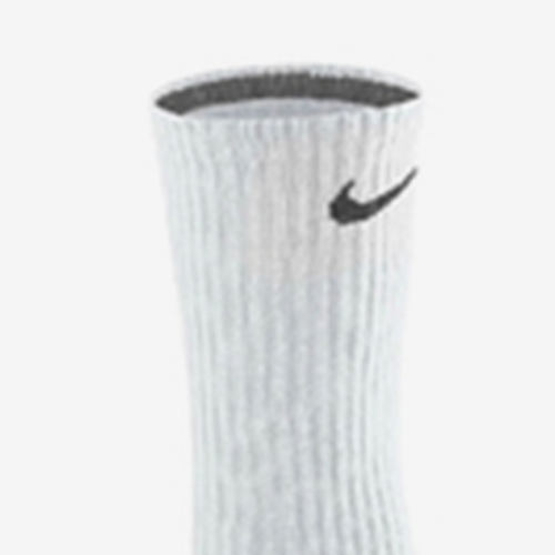 Nike/耐克官方正品男女同款舒适针织运动中筒袜（1对）SX4828-101 - 图2