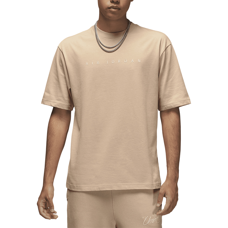Nike/耐克官方正品JORDAN男士透气运动宽松训练短袖DV7344-296 - 图3