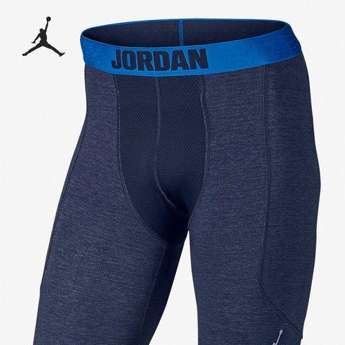 Nike/耐克正品新款男子时尚休闲运动健身紧身裤717862-410 - 图1