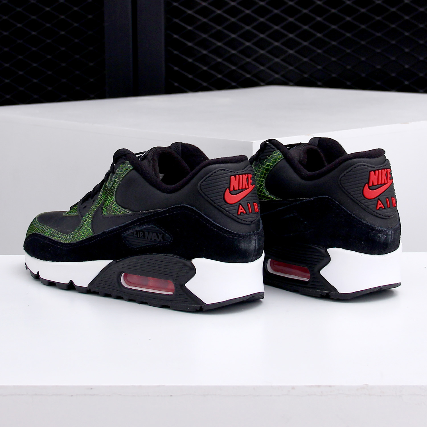 Nike/耐克正品Air Max90 Python蛇纹男女同款休闲鞋 CD0916-100