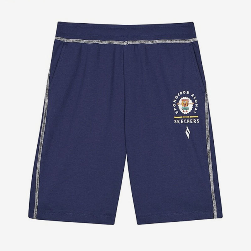 Skechers/斯凯奇正品新款海绵宝宝系列大童休闲运动套装 L222B039 - 图1