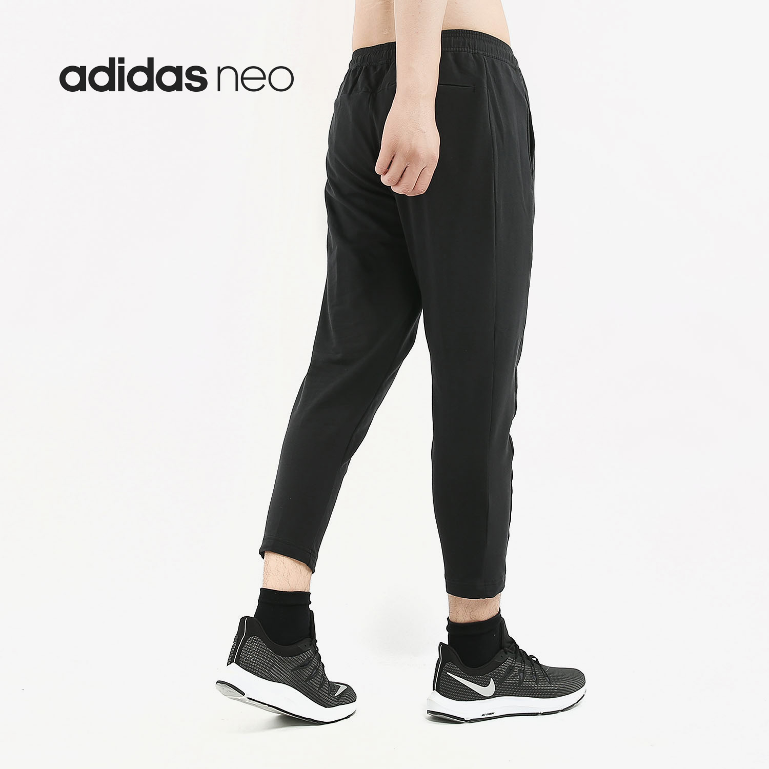 Adidas/阿迪达斯正品 M FV ART 7/8 TP 男子休闲针织长裤EJ7078 - 图1