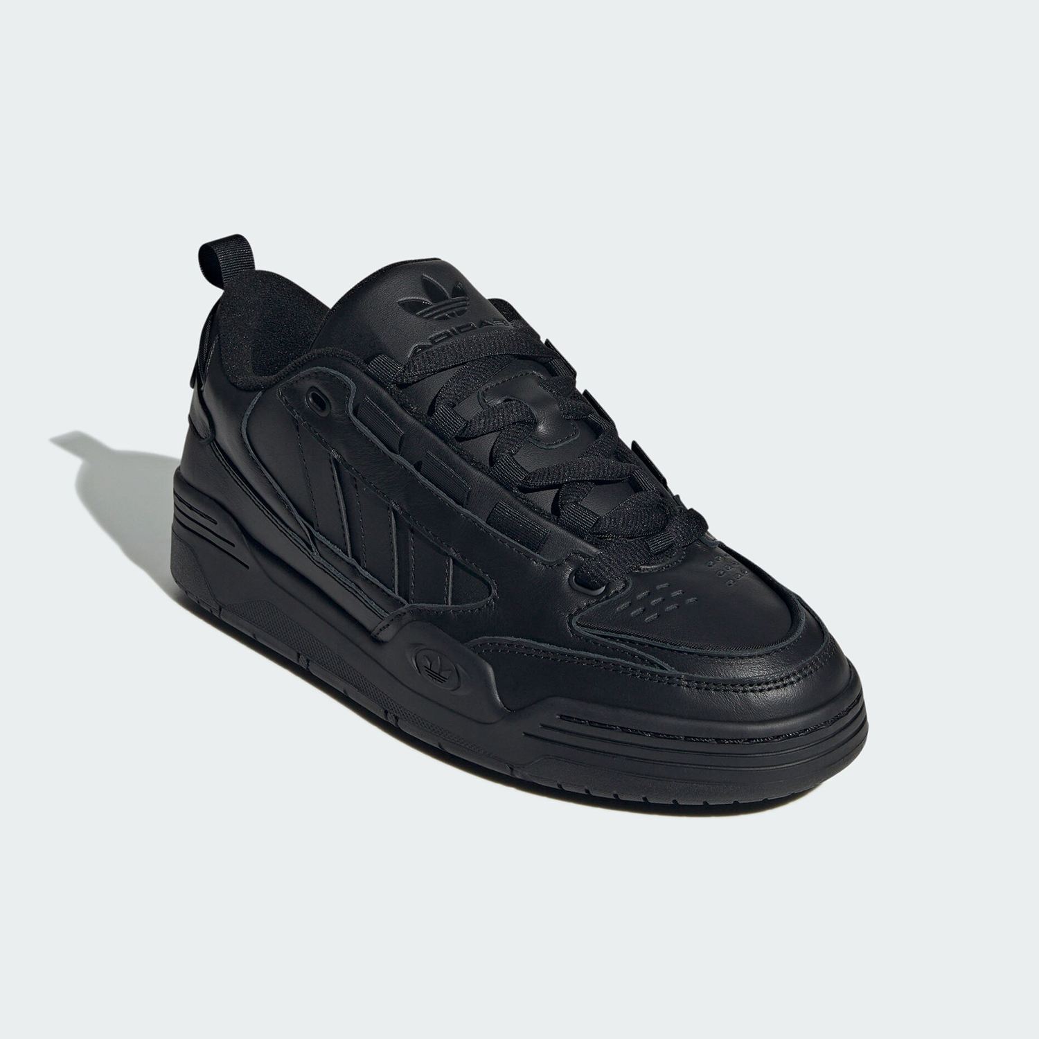Adidas/阿迪达斯正品三叶草男女同款系带回弹防滑板鞋JR8347-图0