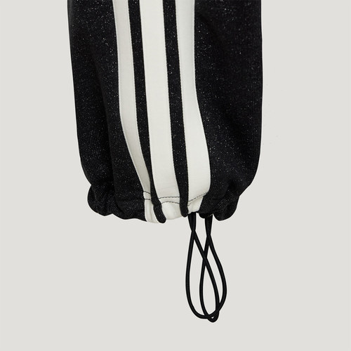 Adidas/阿迪达斯正品DCE KN PNT女士系带条纹运动针织长裤KX8907 - 图1