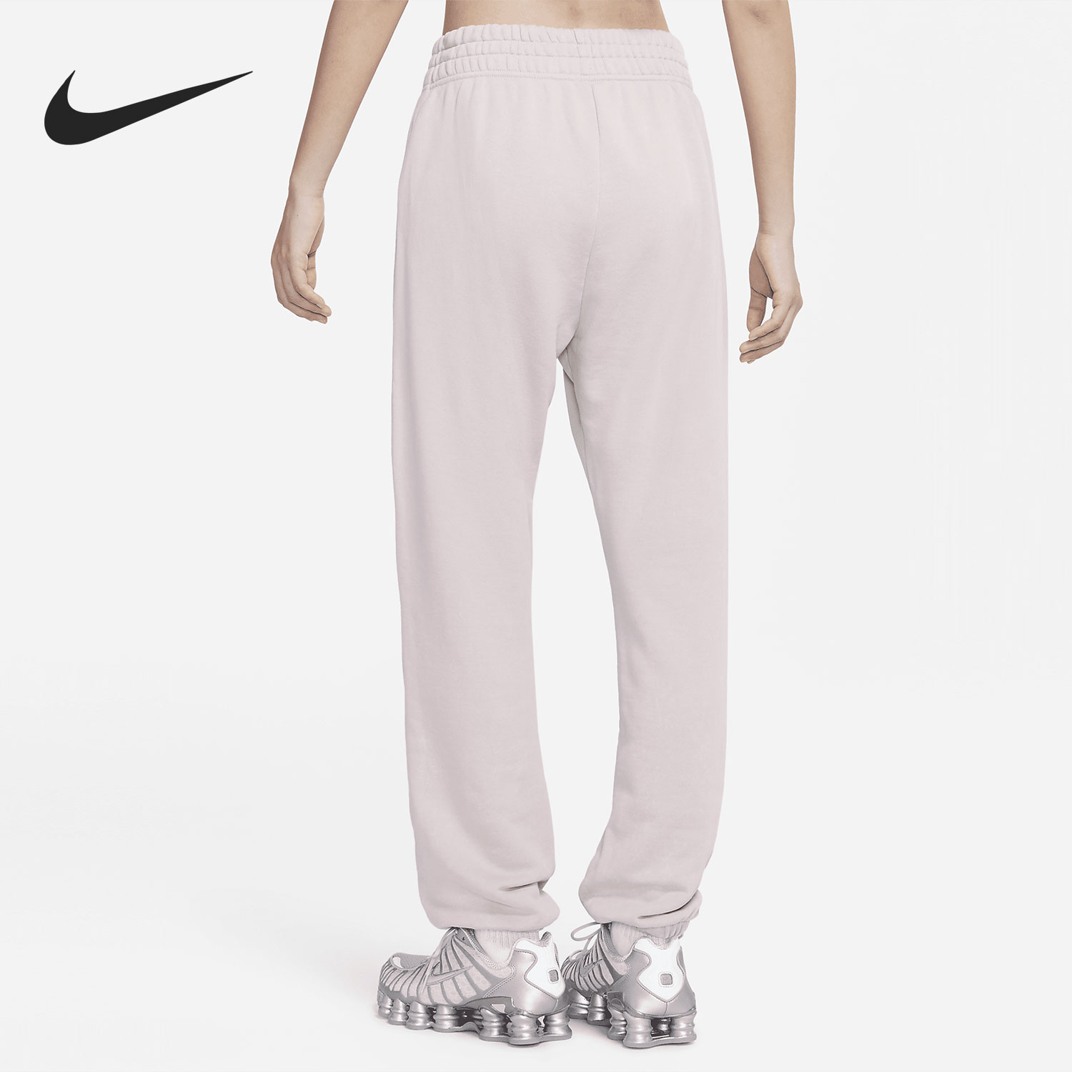 Nike/耐克官方正品2021新款女子运动宽松透气针织长裤DD5631-646 - 图0