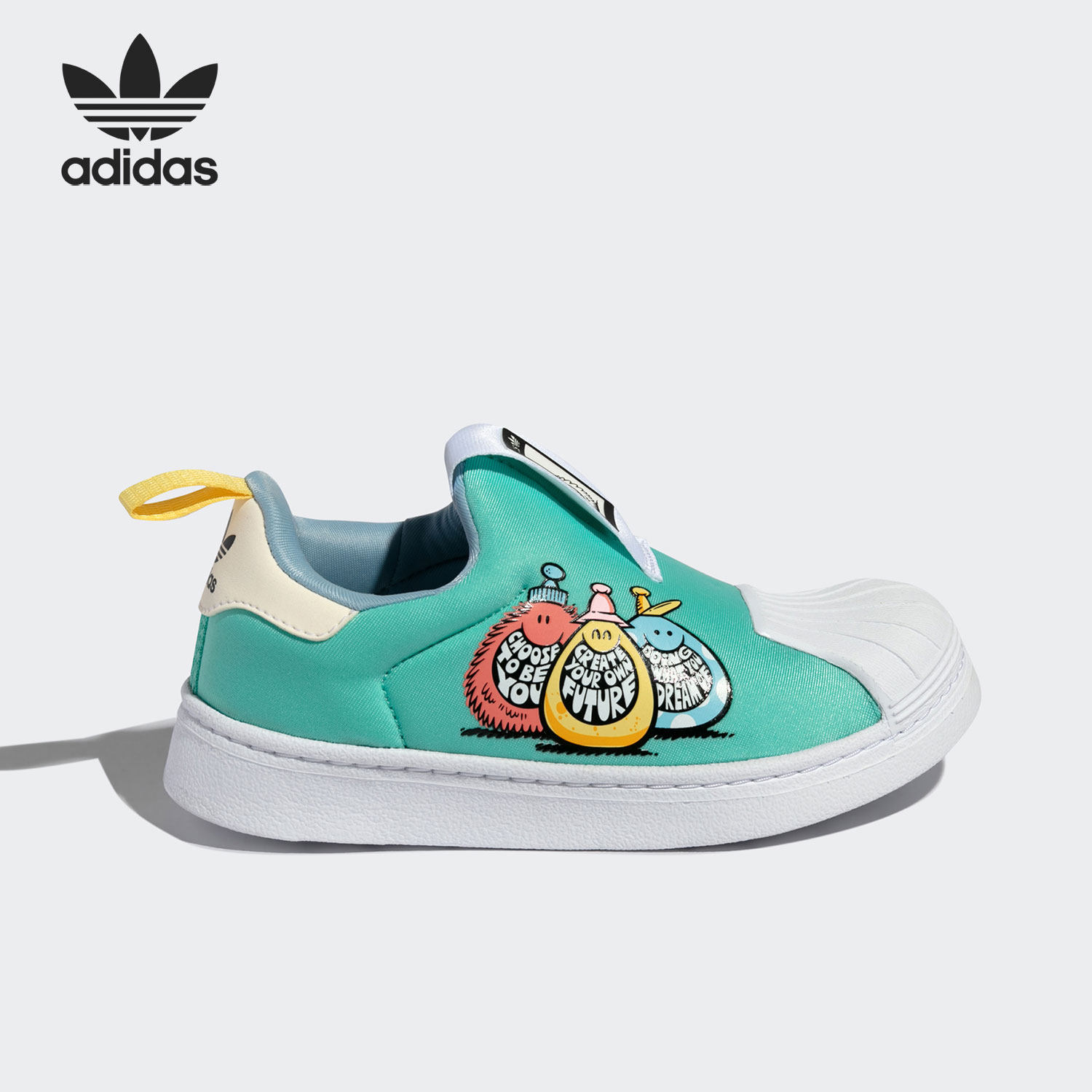 Adidas/阿迪达斯正品三叶草当季新款小童男女同款运动板鞋H02739,淘宝优惠券,粉丝福利购,淘宝优惠卷