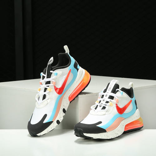 Nike/耐克正品 AIR MAX 270 REACT男子气垫缓震运动跑步鞋DD8498-图0