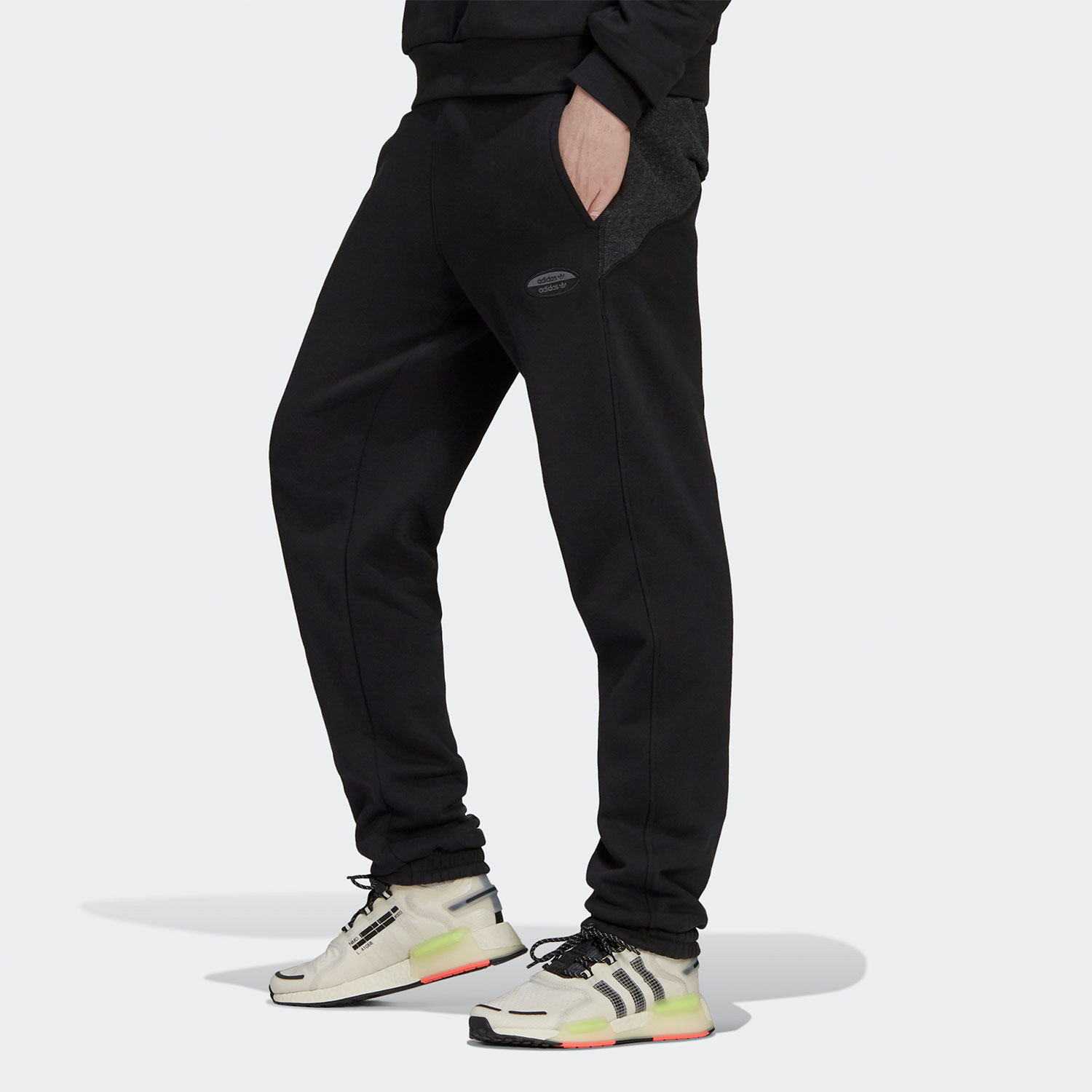 Adidas/阿迪达斯正品三叶草ESSENT PANTS 男子运动长裤HC9455 - 图1