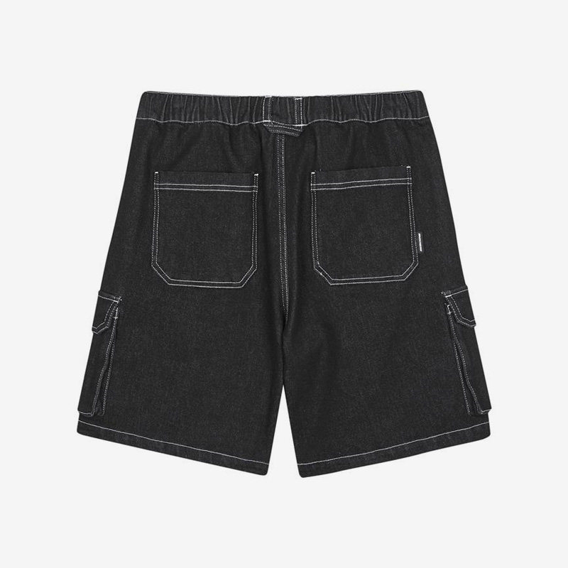 Skechers/斯凯奇正品春夏新款时尚男子时尚运动工装牛仔短裤,淘宝优惠券,粉丝福利购,淘宝优惠卷