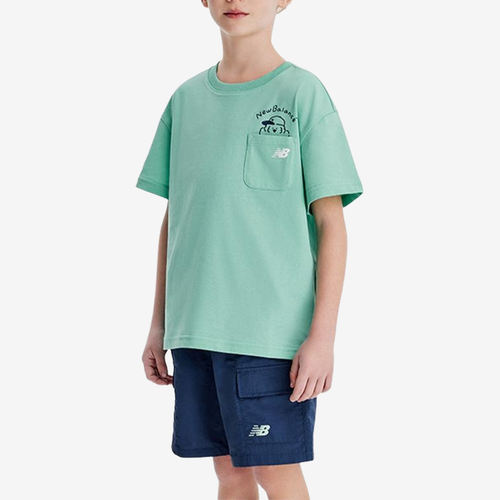 New Balance新百伦正品童休闲运动轻便舒适服装套装2SE2V063-MNT - 图2