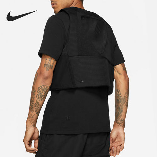 Nike/耐克官方正品当季新款男子休闲舒适耐磨运动马甲 DA4110-010 - 图0