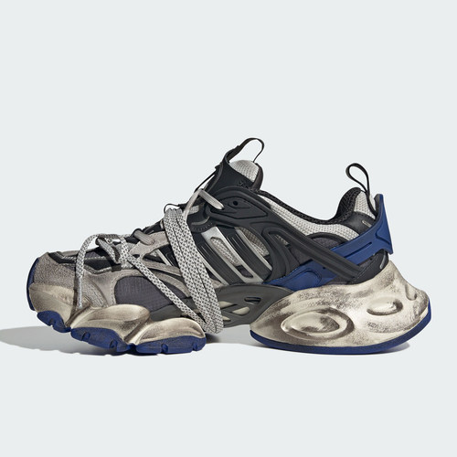 Adidas/阿迪达斯正品新款男女轻机甲耐磨厚底跑步鞋JS1589 - 图2