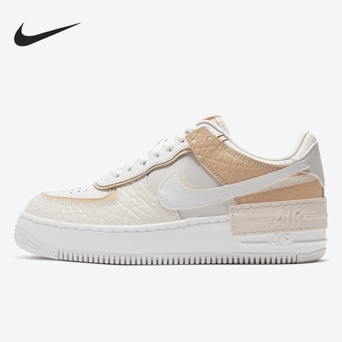 Nike/耐克正品E AF1 SHADOW 新款复古女子运动休闲板鞋CK3172-002 - 图0