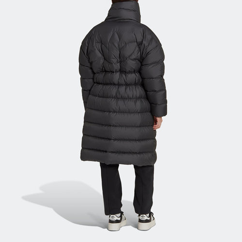 Adidas/阿迪达斯正品三叶草新款女子保暖中长款透气羽绒服 HK5245 - 图0