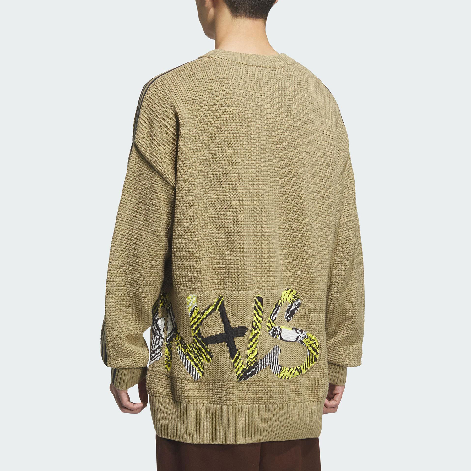 Adidas/阿迪达斯官方正品三叶草男士宽松运动时尚休闲卫衣KC0111 - 图0