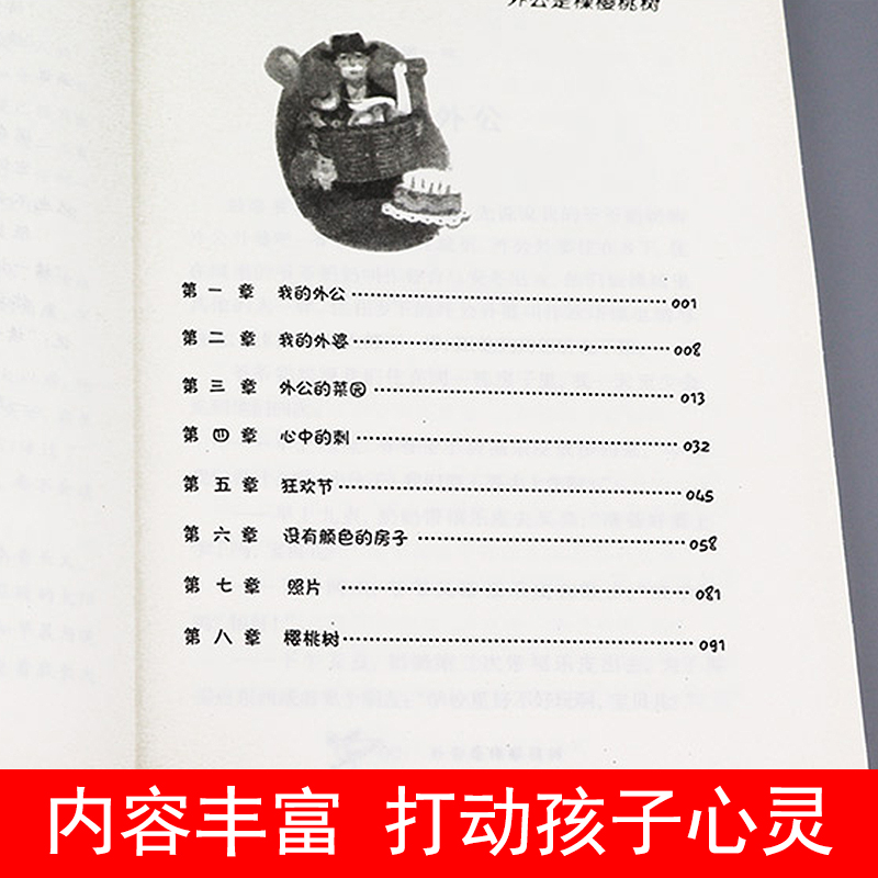 正版外公是棵樱桃树国际大奖小说新蕾出版社小学生课外阅读图书籍三四五六年级纽伯瑞儿童文学故事全套系列金奖个颗爷爷的不注音版