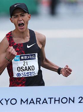 大迫杰海报马拉松励志自律壁纸长