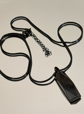 日版爱在空气中岚士同款云南奖马黑色项链