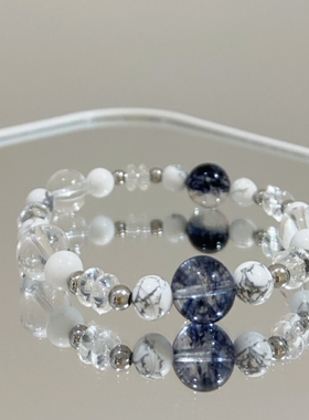 情侣水晶串珠特别手串同款