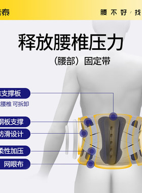 父亲节礼物诺泰护腰固定带腰间盘突出腰椎劳损运动男女通用腰托带