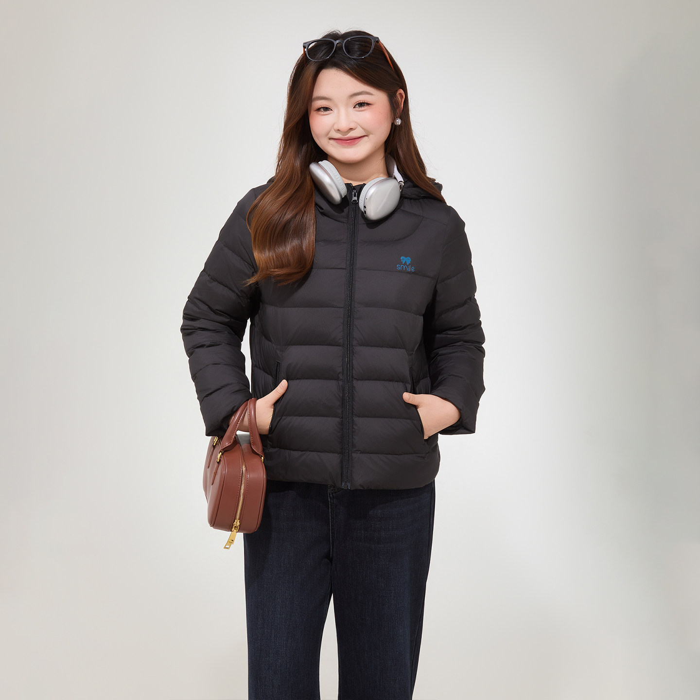 DM100大码百分百女装微胖mm冬季正肩连帽短款轻薄三防排骨羽绒服,淘宝优惠券,粉丝福利购,淘宝优惠卷