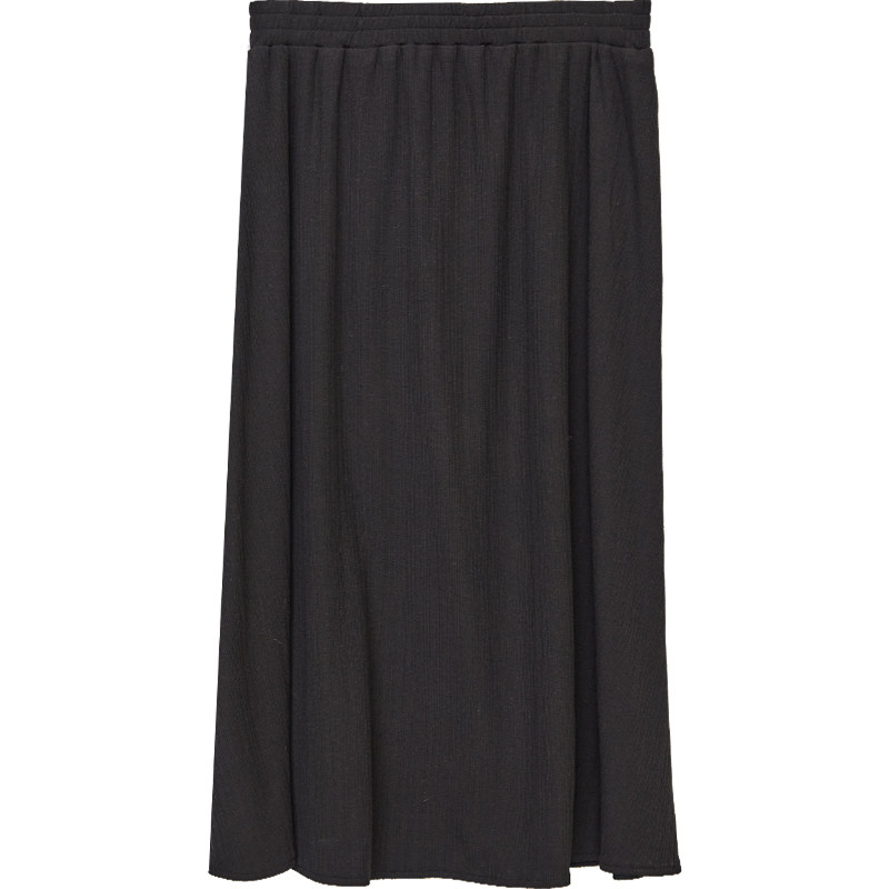 【1/16新品 20点 年货节立减15%】DM100大码纯色百搭肌理长半身裙,淘宝优惠券,粉丝福利购,淘宝优惠卷