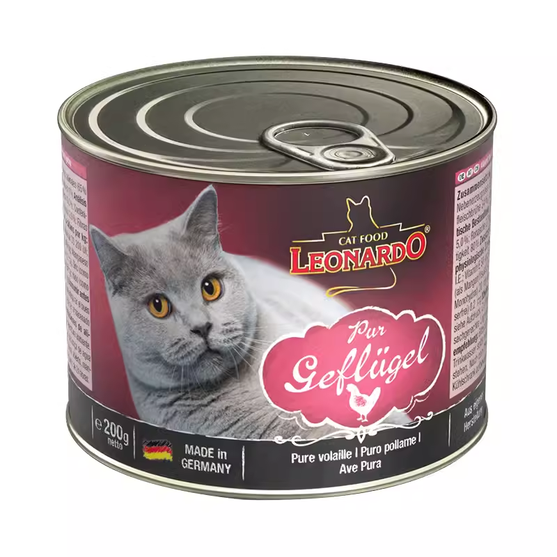 德国Leonardo小李子猫咪主食罐餐包成幼猫湿粮猫罐头德罐营养增肥 - 图0
