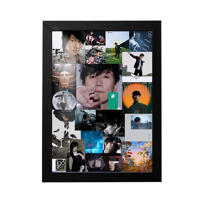 JJ林俊杰周边专辑CD风挂画相框新地球海报拼图桌面摆件生日礼物 - 图3