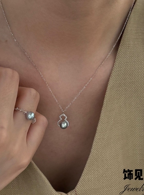 海水真多麻简约高级感抽拉可调节戒指小众设计气质指环S925银配饰