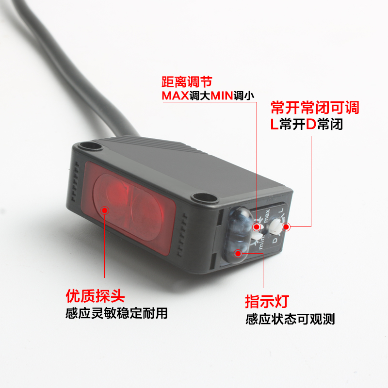 光电开关E3Z-D61 D62 D81 R61 R81 T61 T81漫反射红外传感器DC24V - 图1