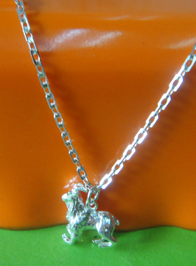 足银实心龙蛇猪狗猴子老虎吊坠