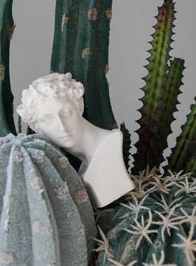 石膏像迷你摆件小素描头像