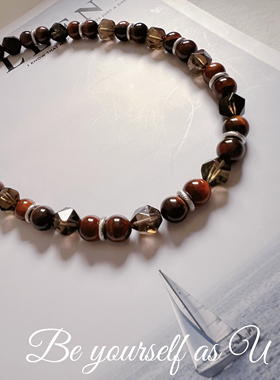 秋冬搭配项链天然晶石欧美风中性