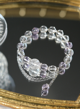 小鹅蛋家天然水晶纯银原创设计女