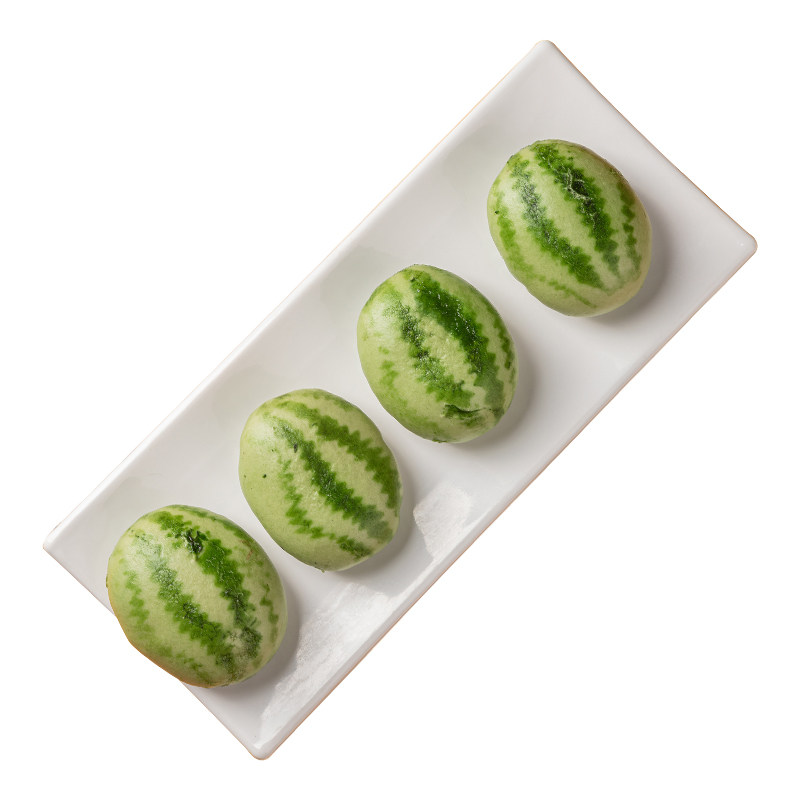 西瓜包300g抹香红豆西瓜包子早餐点心甜点酒店半成品儿童卡通包点,淘宝优惠券,粉丝福利购,淘宝优惠卷