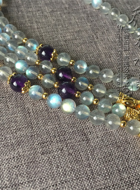 水晶金色泰国佛牌挂链可定制款