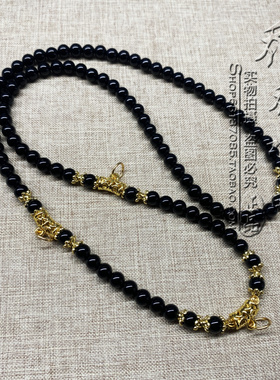 黑玛瑙金色泰国佛牌其他款式挂链