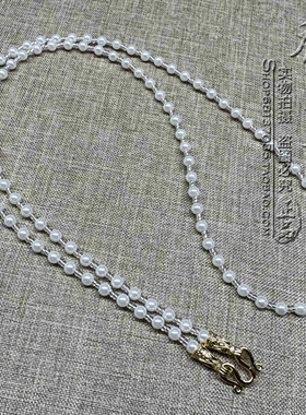 人造珍珠水晶唐卡毛衣项链金色泰国佛牌挂链 可定制其他款式