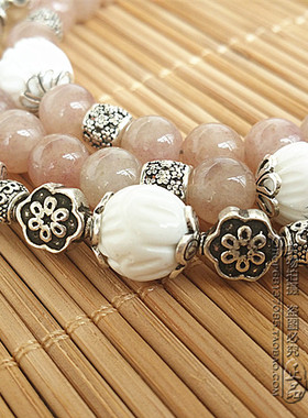 天然草莓晶泰国佛牌挂链可定制