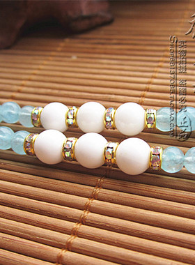 蓝玉髓其他款式毛衣项链可定制