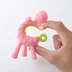 Hươu cao cổ bé teether đào tạo bé cắn nhai đồ chơi mềm silicone không độc răng hàm dính cắn túi - Gutta-percha / Toothbrsuh / Kem đánh răng