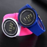 TikTok, водонепроницаемые детские цифровые часы подходит для мужчин и женщин для плавания, простой и элегантный дизайн